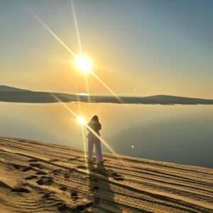 Desert-Safari-Sunrise-Enjoying-Person